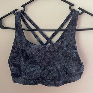 Lululemon blue sports bra size 8